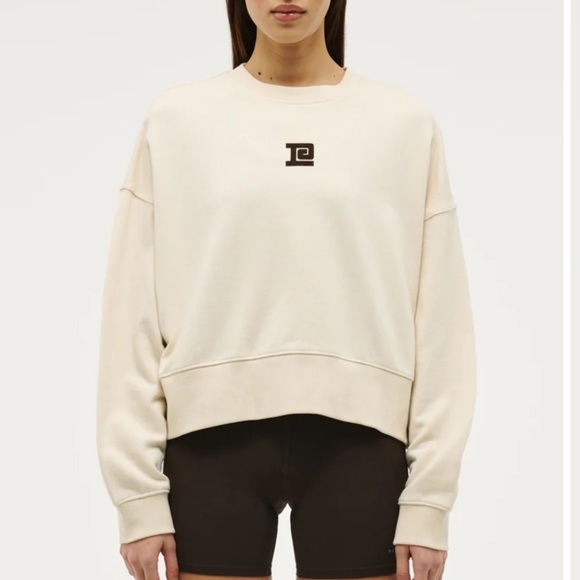 The Medley Sweat in Whisper White, RE/CREATION Collection - Picture 1 of 8